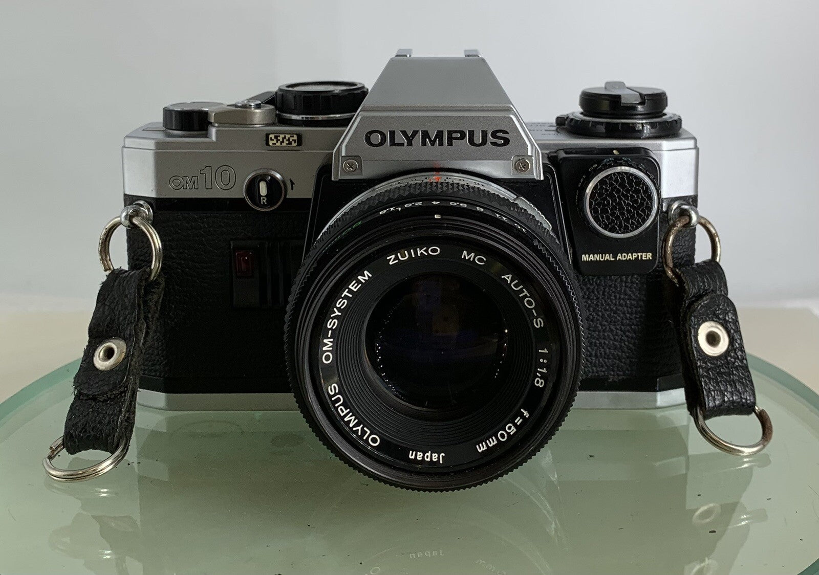 Olympus OM10 35mm Film SLR Manual Camera +Olympus 50/1.8 MC Zuiko Lens TESTED2981