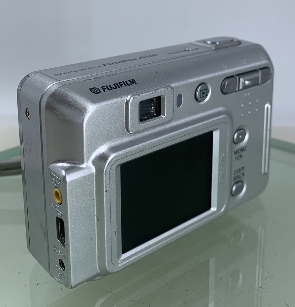 Fujifilm FinePix Digital Camera A500 5.1MP SILVER NOCARD NO CHARGER TESTED - 5754