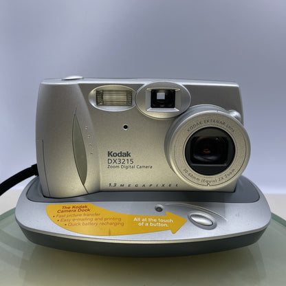 KODAK Easy Share DX3215 Zoom Digital Camera & Dock Fully Tested #4541