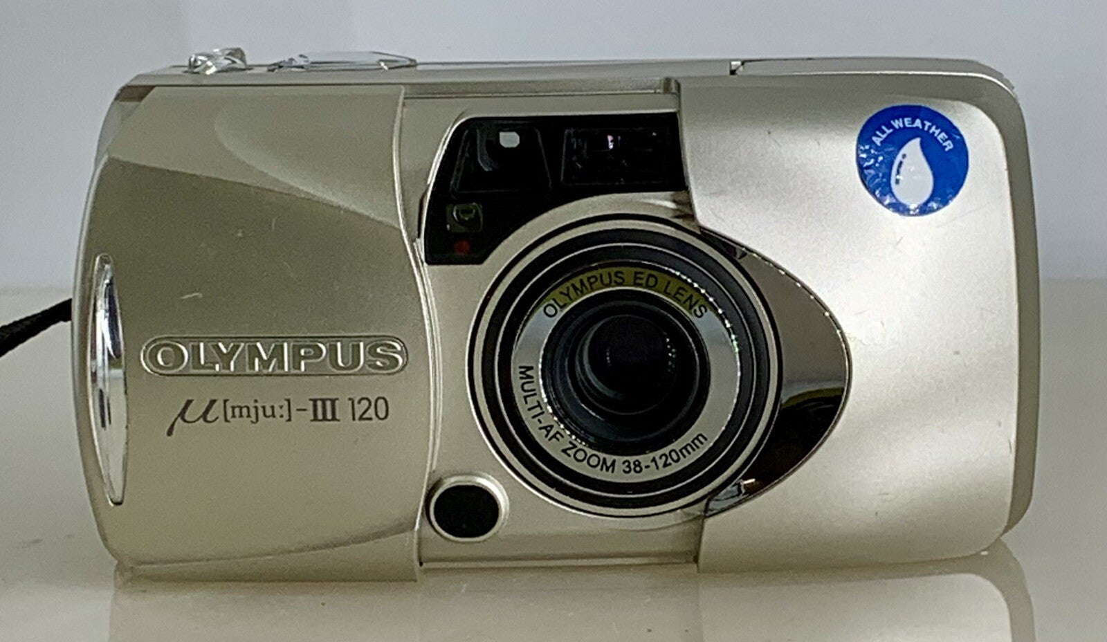 Olympus µ [Mju:] - III Zoom 120 Compact 35mm Film Point & Shoot Camera Silver901