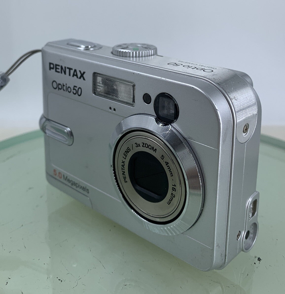 Pentax Optio 50 5.0MP COMPACT DIGITAL CAMERA WITHOUT CHARGER- Tested - 3392
