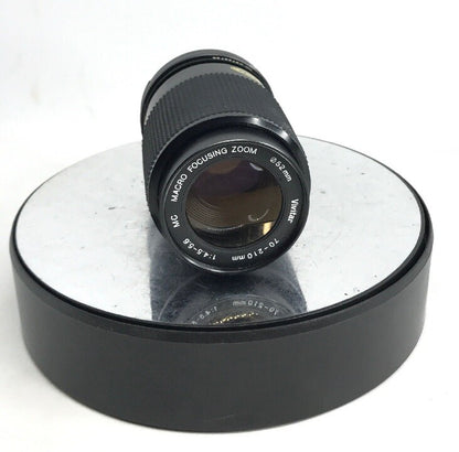 Vivitar lens 70-210mm f/4.5-5.6 Telephoto Zoom - Nikon N/AI-S Mount #4281
