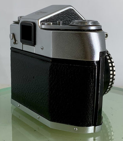 Jhagee EXA II a SLR Camera Body+Meyer-Optik 2.8/50 Camera Lens+Case+Tested-7453