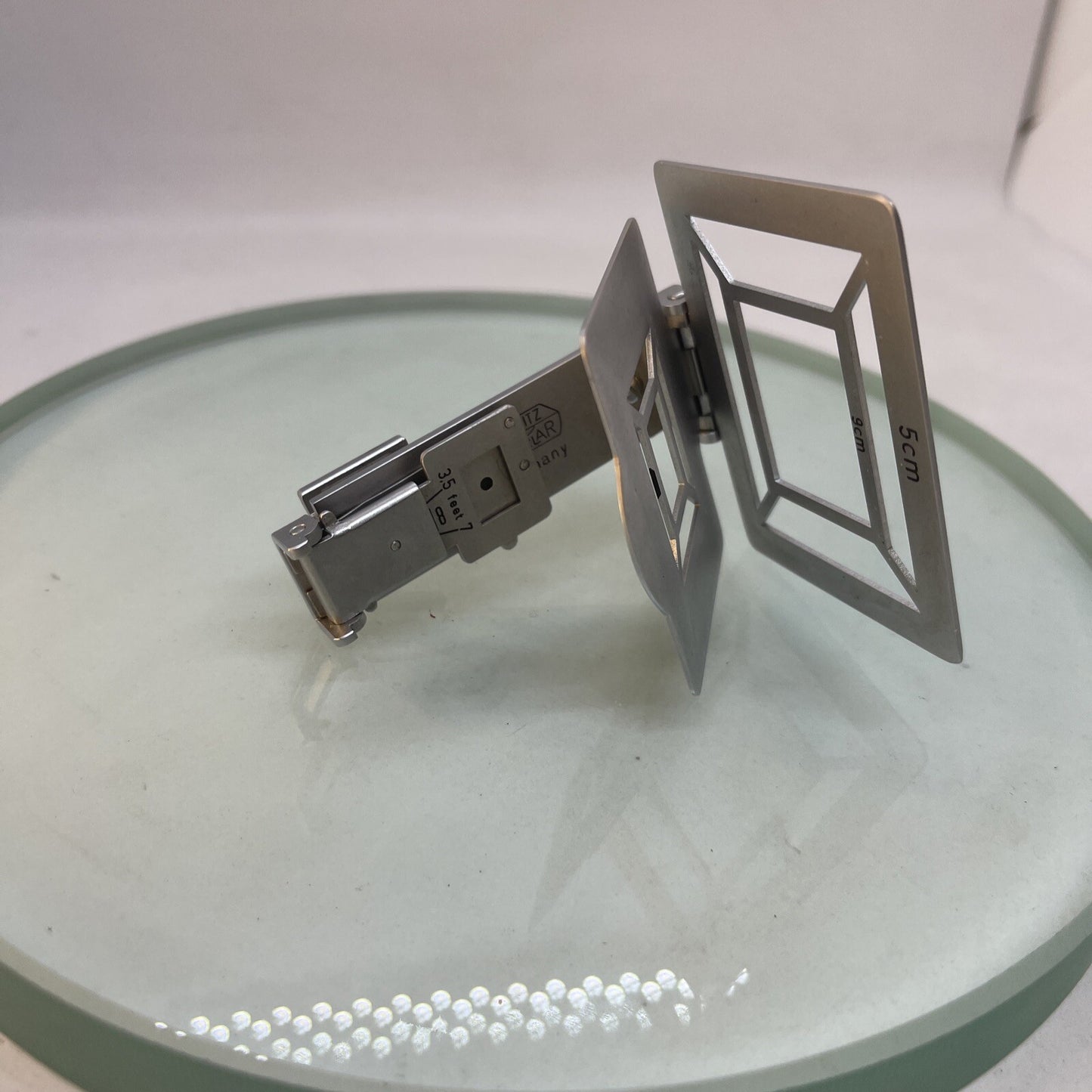 Leica frame finder ROSOL E. Leitz Wetzlar for 50 mm 90 mm & 135 mm LENSES TOP3784