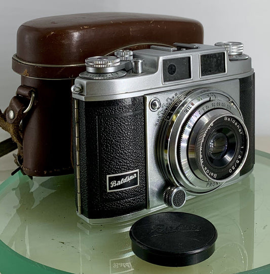 Vintage Balda Super Camera  - Baldanar 1:3.5/50 Lens PRONTOR SVS + Case - 3510