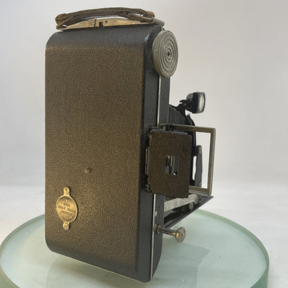 Kodak Folding Brownie Junior Six-20 Camera, 620 Roll film camera SHUTTER WORK3754