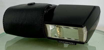 Olympus OM System ELECTRONIC T20 Flash Gun FOR CAMERA + COVER TESTED - 3440