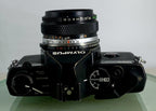 Olympus OM-2 Spot / Program SLR Camera+Olympus Zuiko  50mm f1.8 TESTED+ BOOK#3557