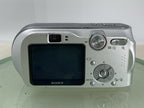 Sony Cyber-Shot DSC-P200 7.2MP Digital Camera SILVER + CHARGER TESTED - 245