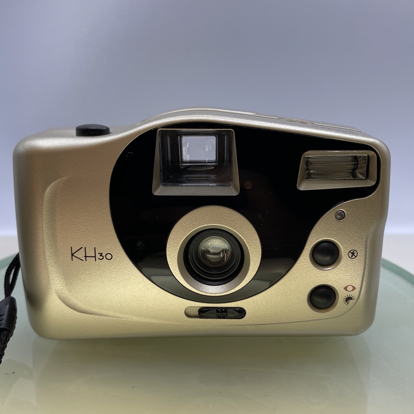KH30 Film Camera 35mm With Built-In Flash Tested + Cased #1591