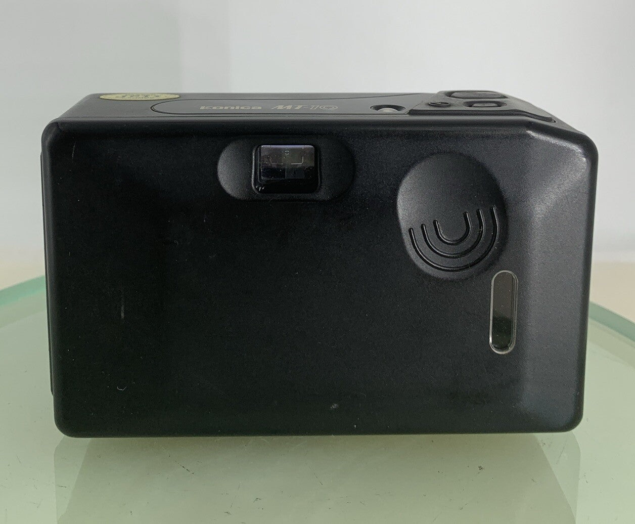 Konica MT-10 35mm Film Point and Shoot Camera Black NO BATTERY - TESTED - 6235