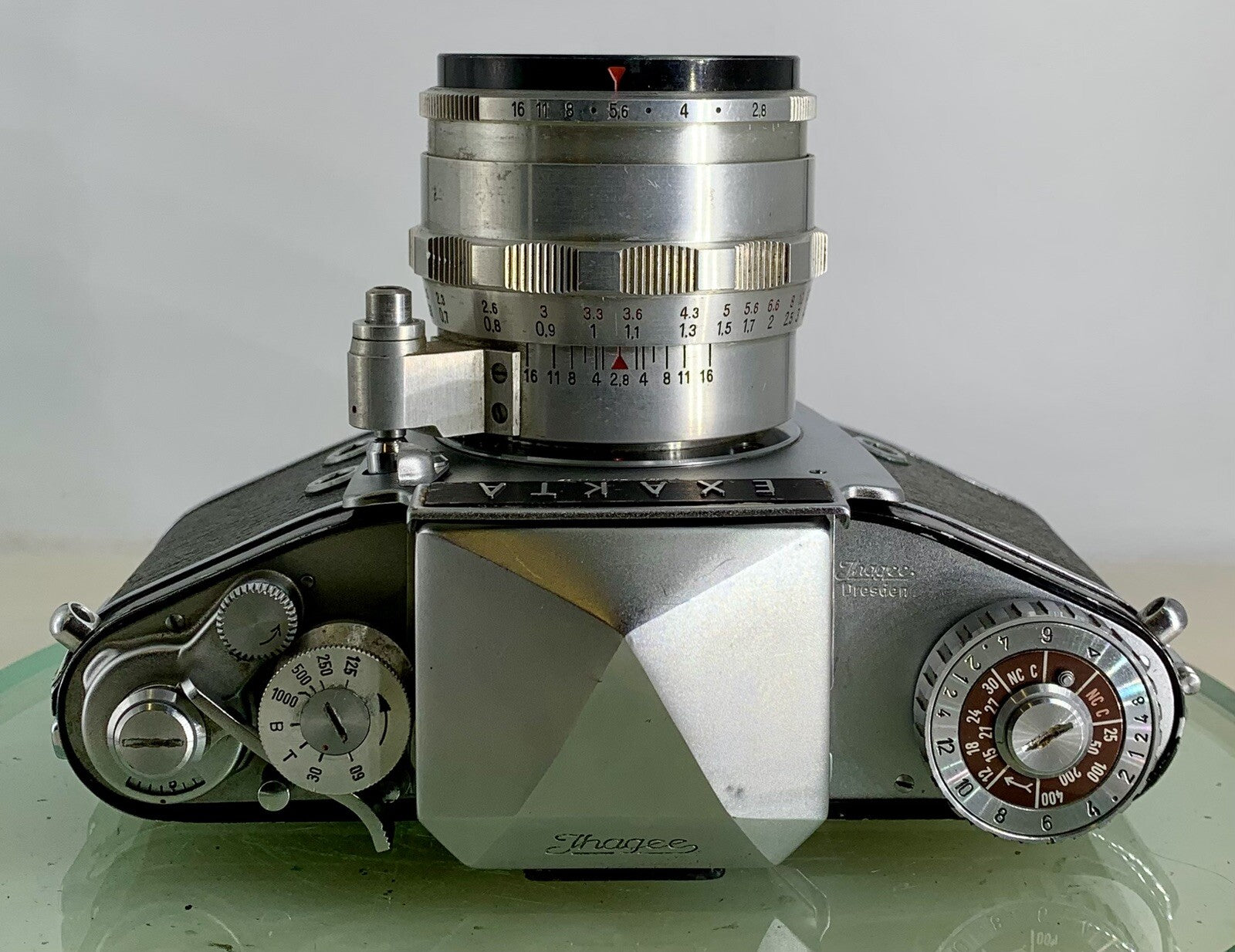 Exakta Varex II B 35mm Camera Carl Zeiss Jena Tessar 2,8 50mm  - Tested #317