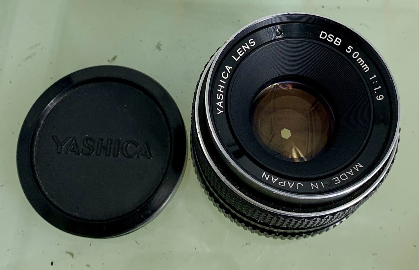 Yashica 50mm 1:1.9 DSB lens, Contax/Yashica C/Y mount, Made in Japan  #70