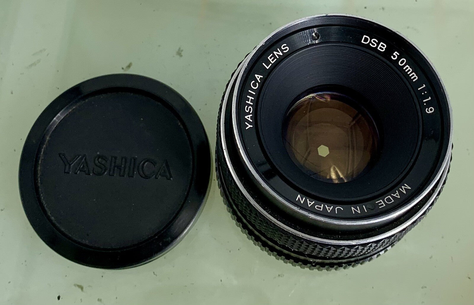 Yashica 50mm 1:1.9 DSB lens, Contax/Yashica C/Y mount, Made in Japan  #70
