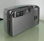Pentax Espio 145M SUPER SILVER POINT AND SHOOT FILM CAMERA+COVER+BOOK-TESTED-8494