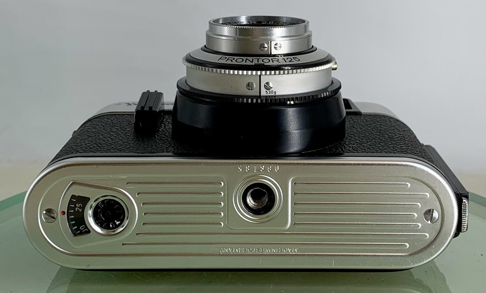 Voigtlander VITORET 35 mm Film Camera Vaskar 2.8/50 Prontor 125 + Tested - 3848