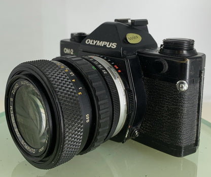 Olympus OM-2 Spot / Program SLR Camera + Olympus Zuiko  28-48mm 1:4 TESTED  #2882