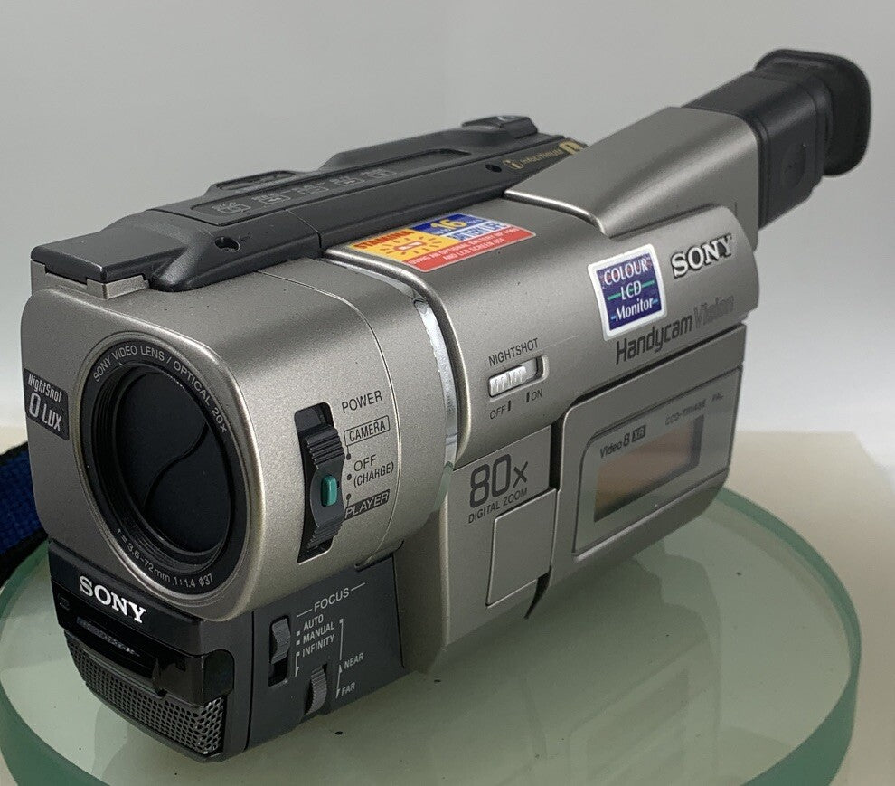 Sony CCD-TRV48E Camcorder Video Camera Recorder  GREY WITH BAG - TESTED - 2296