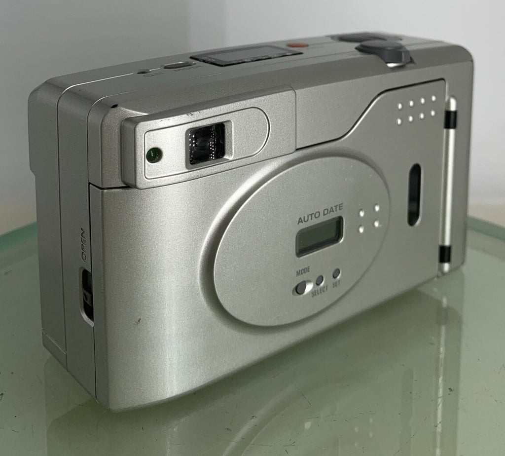 Konica Z UP 90e COMPACT VINTAGE POINT AND SHOOT FILM CAMERA SILVER TESTED - 6614