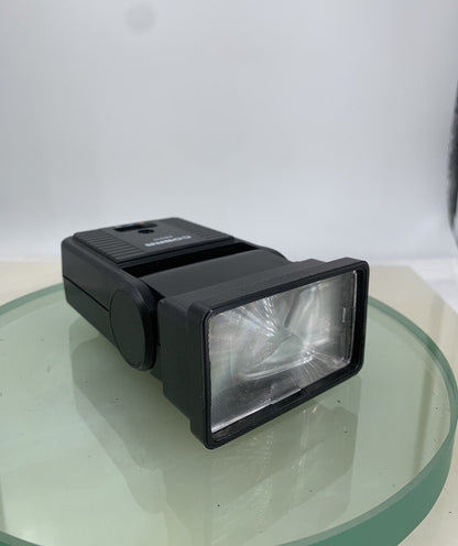 Cobra AB 210 Flash Gun For 35mm Film Camera Vintage BLACK - TESTED - 3841