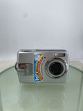 Pentax Optio M20 Digital Camera 7.0 MP SILVER NO CARD NO CHARGER TESTED - 4620