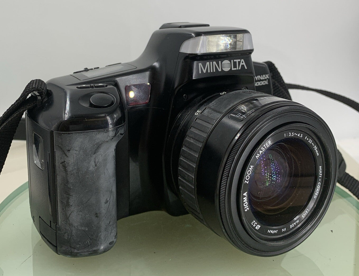 Minolta Dynax 5000i + 35-70mm BLACK FILM CAMERA POINT AND SHOOT TESTED - 6500