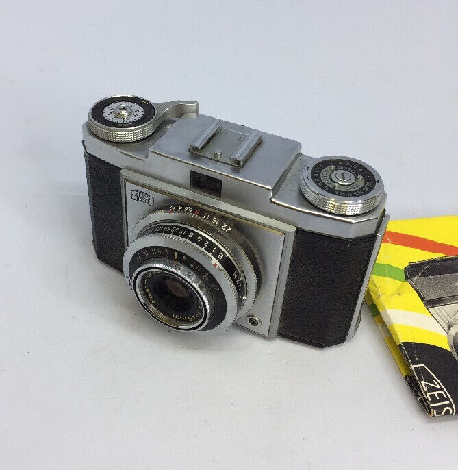 Rare Vtg Zeiss Ikon Contina IIa Camera -Boxe d& Manual-Novar Anastigmat Lens#5112