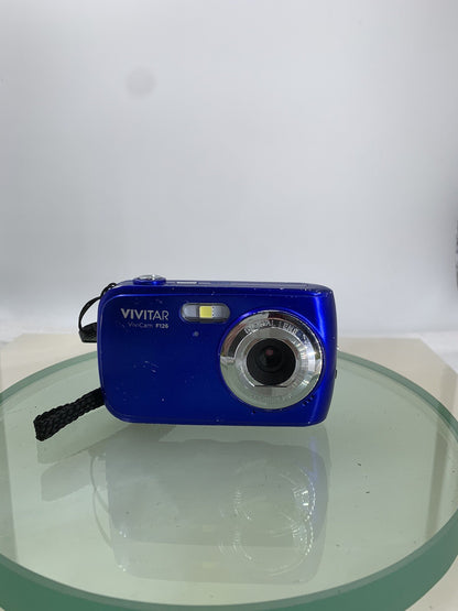 Vivitar Vivicam F126 16.1MP Compact Digital Camera Blue + WIRE TESTED - 5891