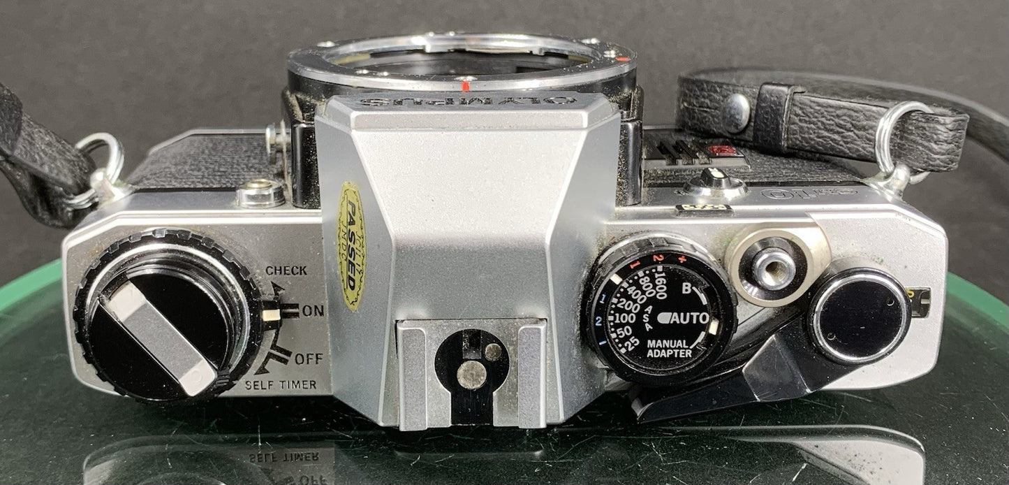 Olympus OM-10 35mm SLR Film Camera Body Only FULLY WORKING #1008