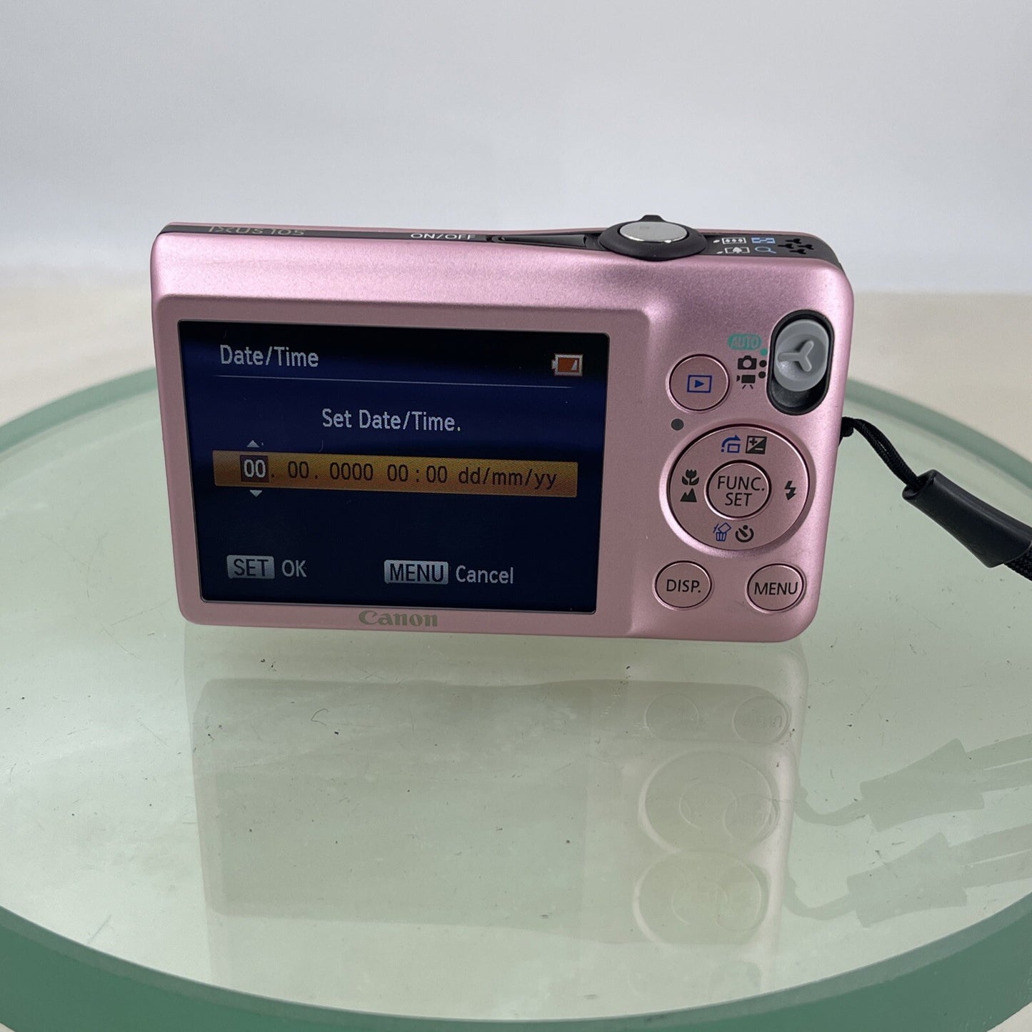 Canon IXUS 105 Digital Camera 12.1 Megapixels Pink Fully Tested #7204