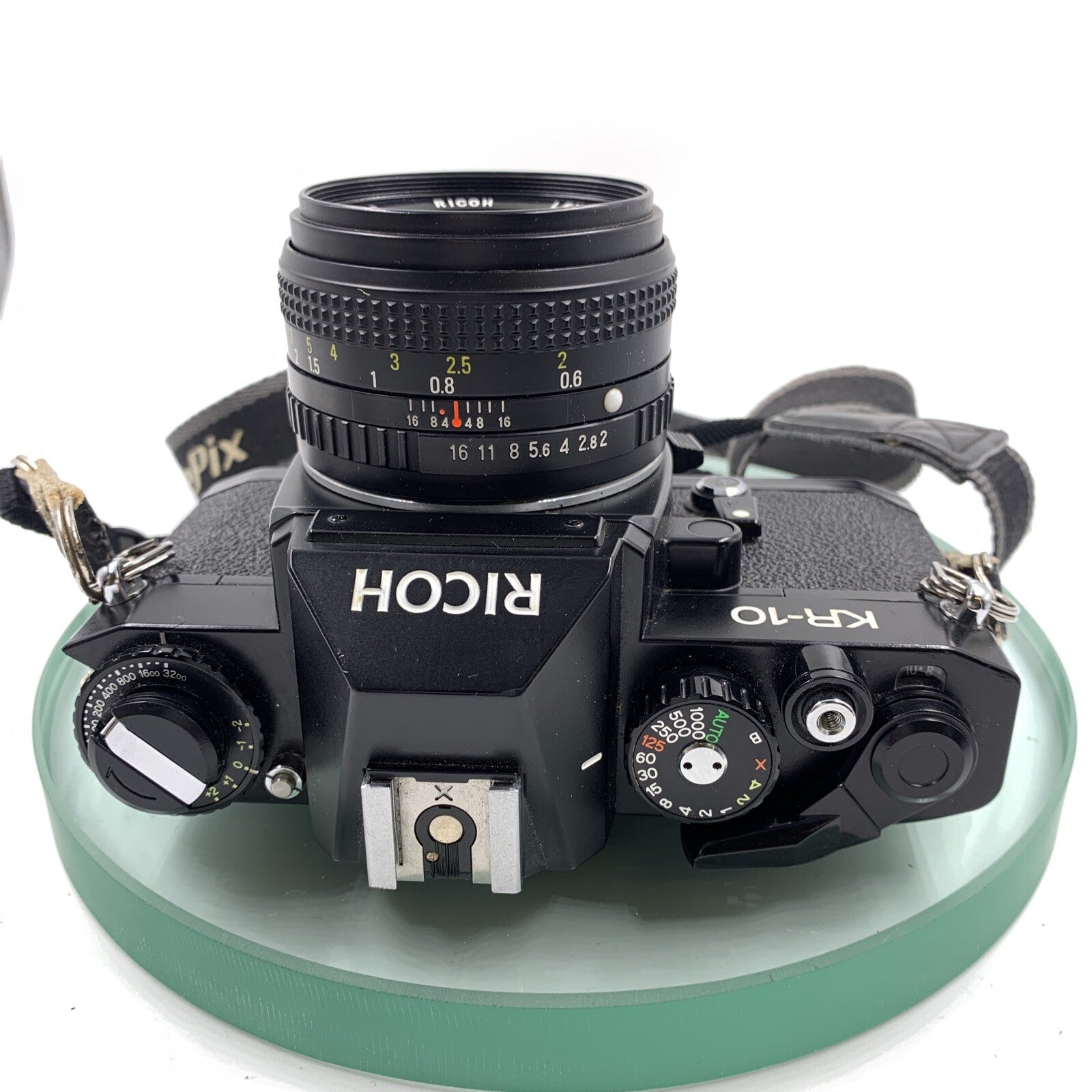 Ricoh KR-10 35mm Film SLR Camera/K-Mount 50mm f/2 Prime Lens & Manual#TESTED#9024