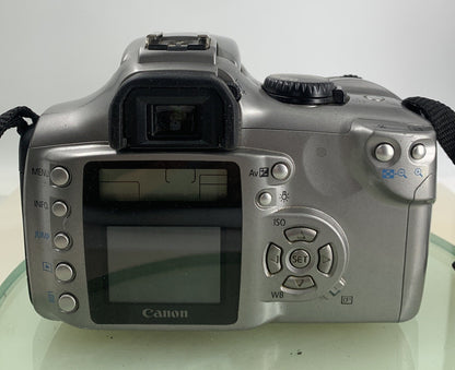 Canon EOS 300D COMPACT DIGITAL SLR CAMERA GREY WITH 1 GB CARD + BAG TESTED-1045