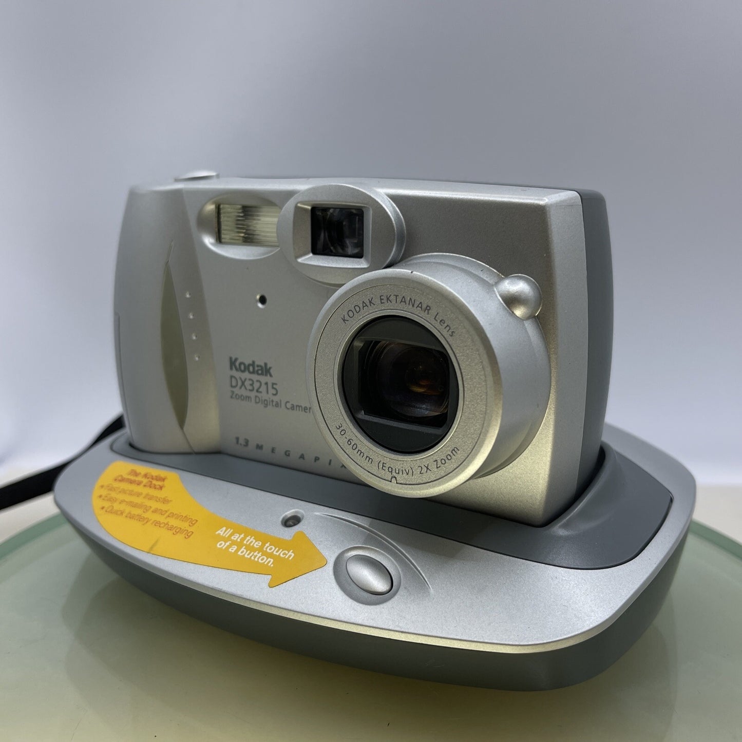 KODAK Easy Share DX3215 Zoom Digital Camera & Dock Fully Tested #4542