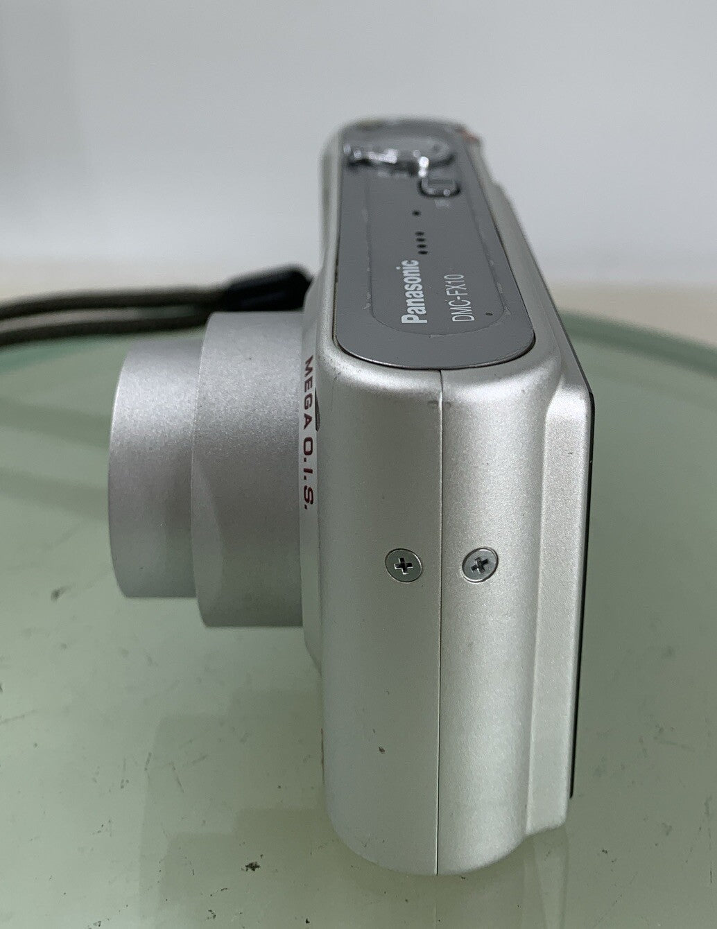 Panasonic LUMIX DMC-FX10 COMPACT DIGITAL CAMERA SILVER + CHARGER TESTED - 223