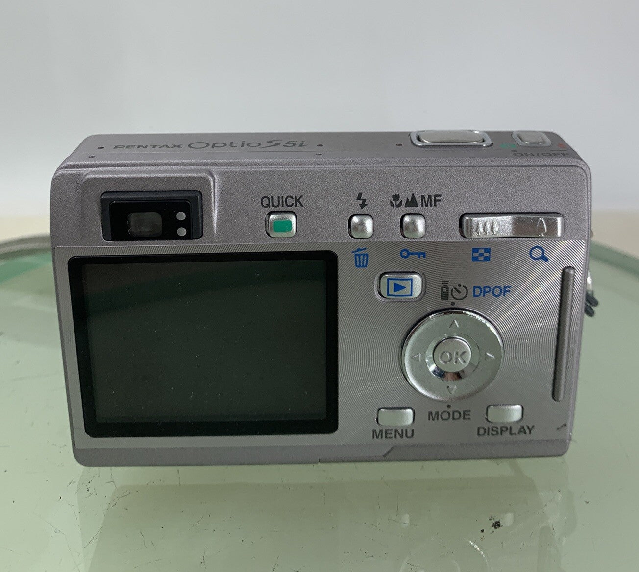 Pentax Optio S5i 5.0MP Compact Digital Camera WITH CHARGER AND COVER TESTED- 2895