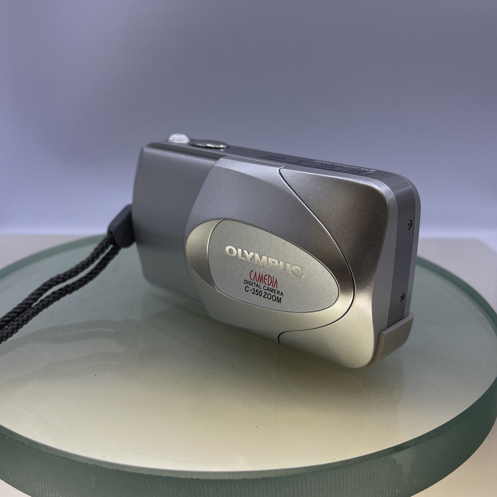 Olympus Camedia C-350 Zoom 3.2MP Compact Digital Camera Silver +64MB XD Card#4422