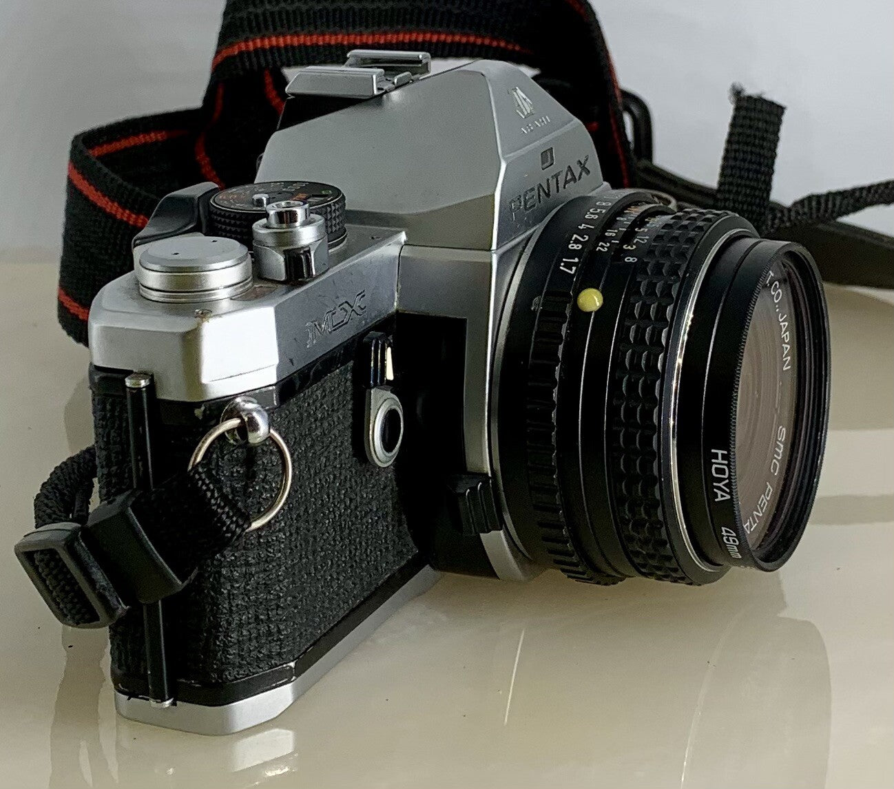 Pentax MX 35mm Vintage SLR Film Camera & Pentax-M 50mm 1.7 + TESTED - 1022