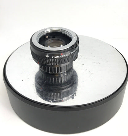 VIVITAR MC 2x-5 TELE CONVERTER comes front & Rear caps +case#T202