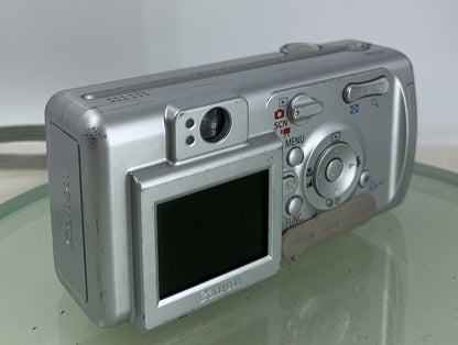 Canon Digital Camera PowerShot A400 3.2MP SILVER NO CARD NO CHARGER TESTED - 1574
