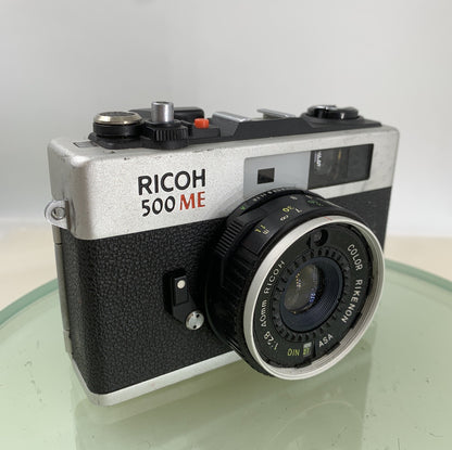RICOH 500 ME 35mm Film Rangefinder Camera with original Case, TESTED  #7260