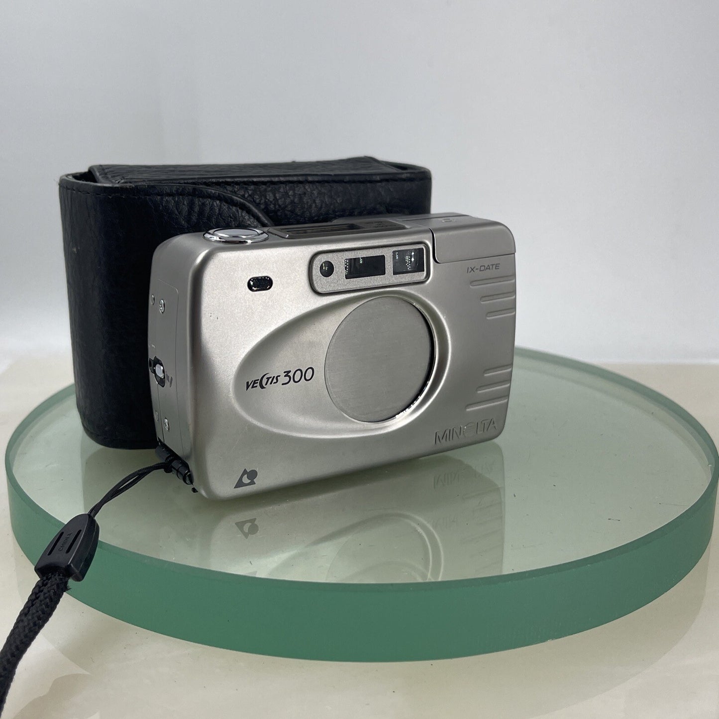 Rare Minolta Vectis 300, Stainless Steel APS Film Camera Case Tested #3740