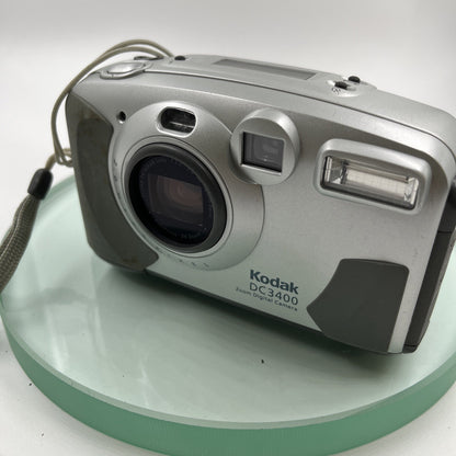 Kodak DC3400 Vintage Digital Camera 2.0 Megapixel Tested Works Made In Japan#9562