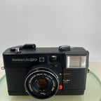 KONICA C35 EF-P VINTAGE 35mm FILM CAMERA MANUAL WIND HEXANON 38mm F4 LENS 4512