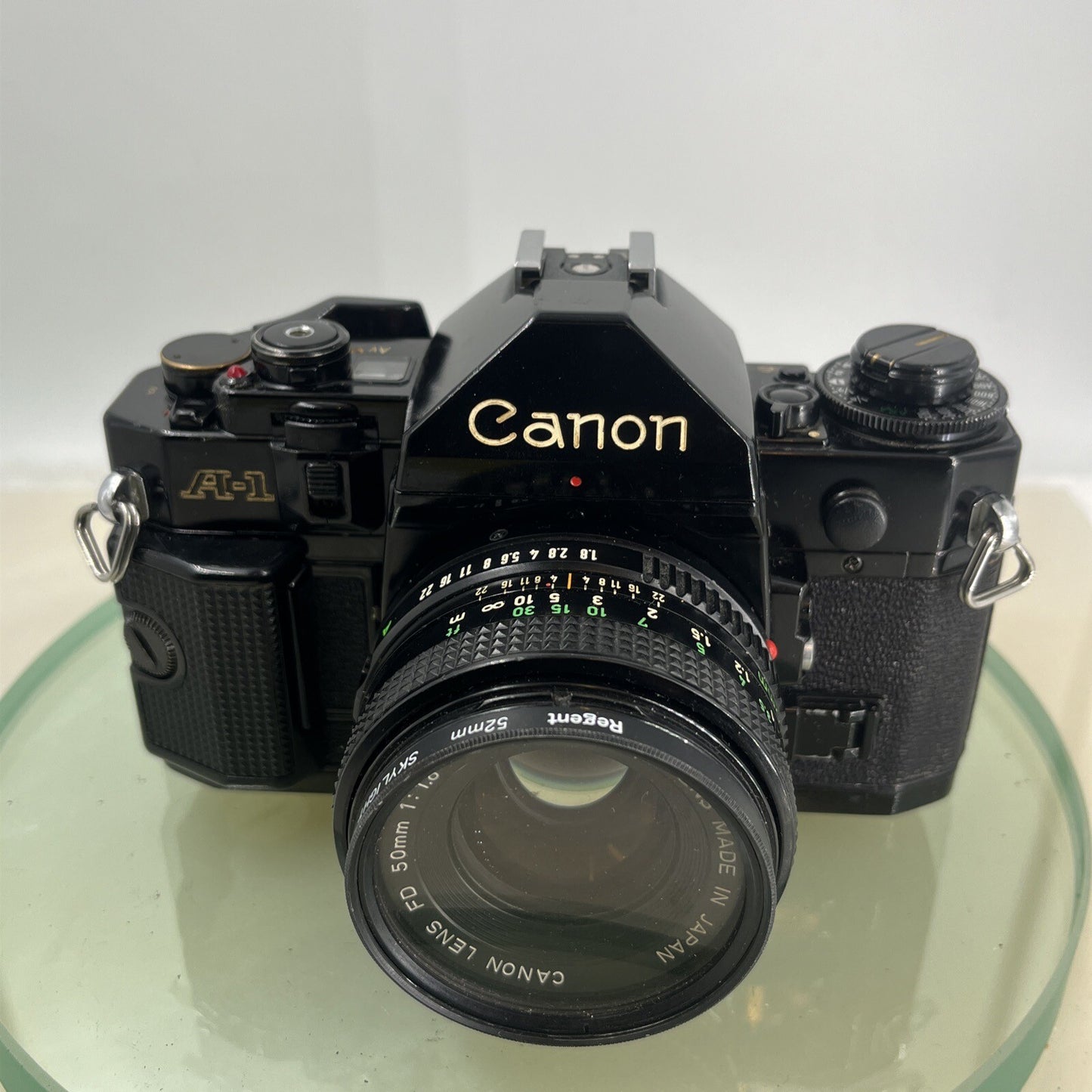 BEAUTIFUL Canon A-1 35mm SLR Camera Body+ FD 50mm f/1.8 FULLY WORKING #8741