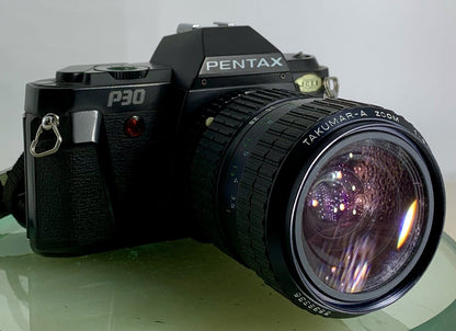 PENTAX P30 DIGITAL SLR Camera+Takumar-A Zoom f3.5-4.5 28-80mm Lens-TESTED - 3630