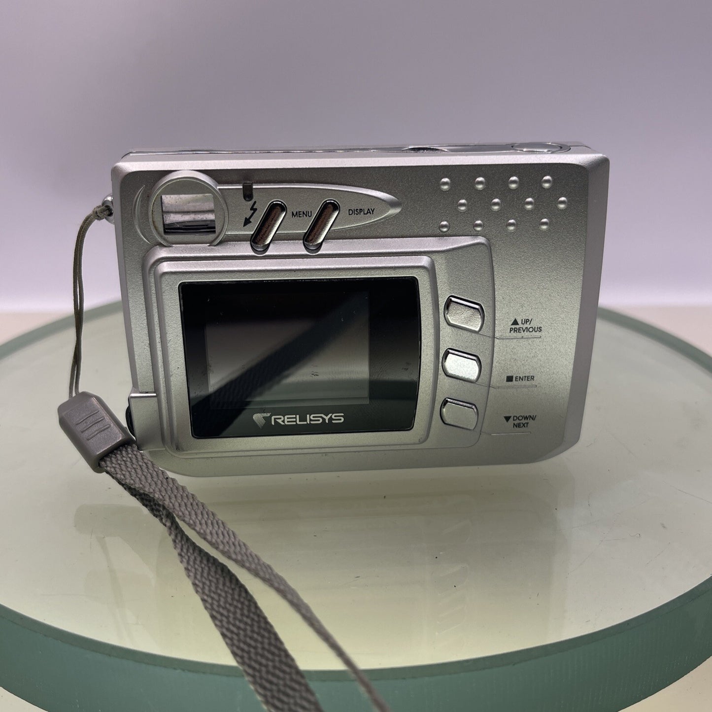 Relisys RDC-3100 3.1MP Compact Digital Camera Silver Tested 128MB SD Card #6414