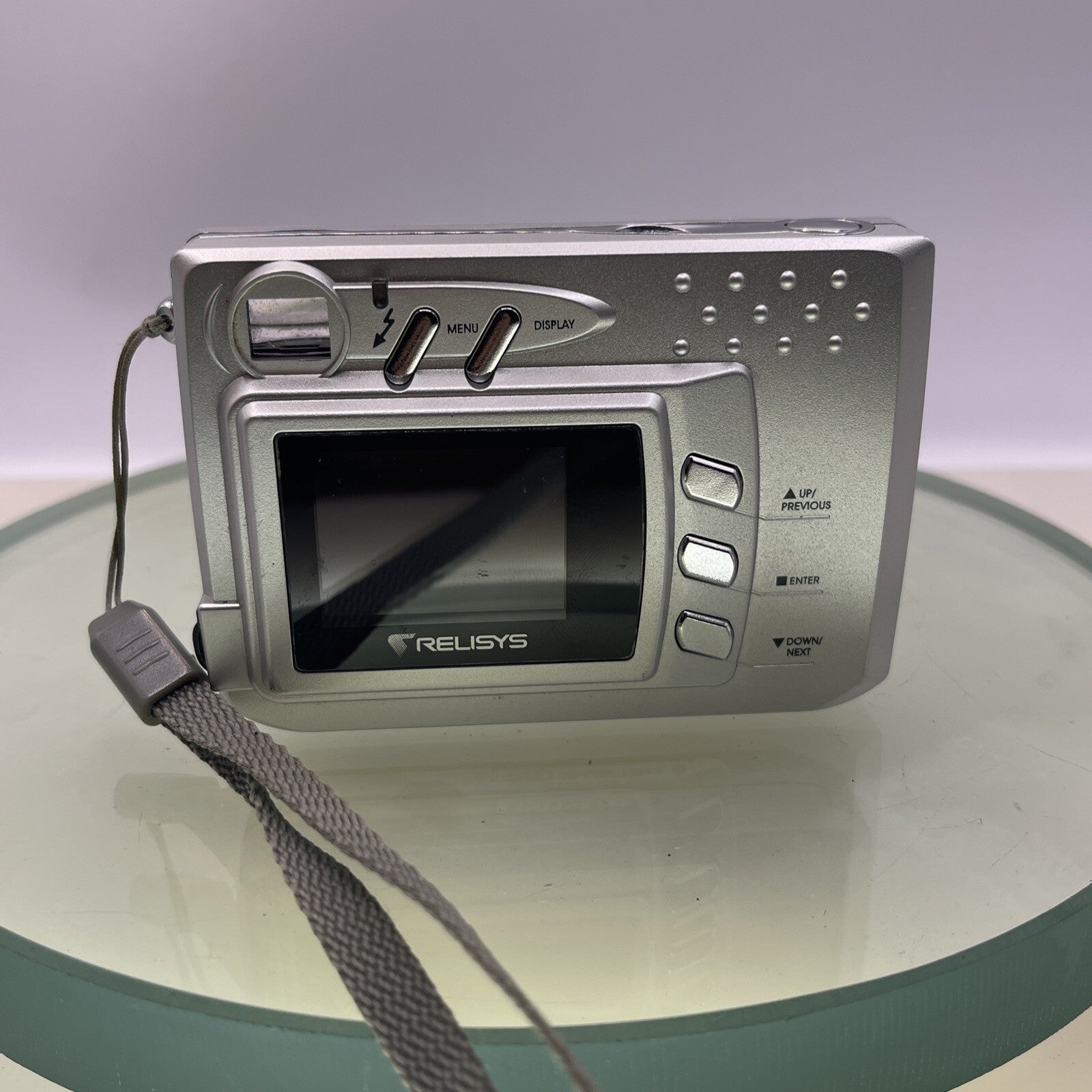 Relisys RDC-3100 3.1MP Compact Digital Camera Silver Tested 128MB SD Card #6414