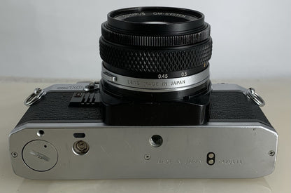 {SERVICED} Olympus OM10 35mm Film SLR Manual Camera + Olympus 50mm f/1:1.8 #1338
