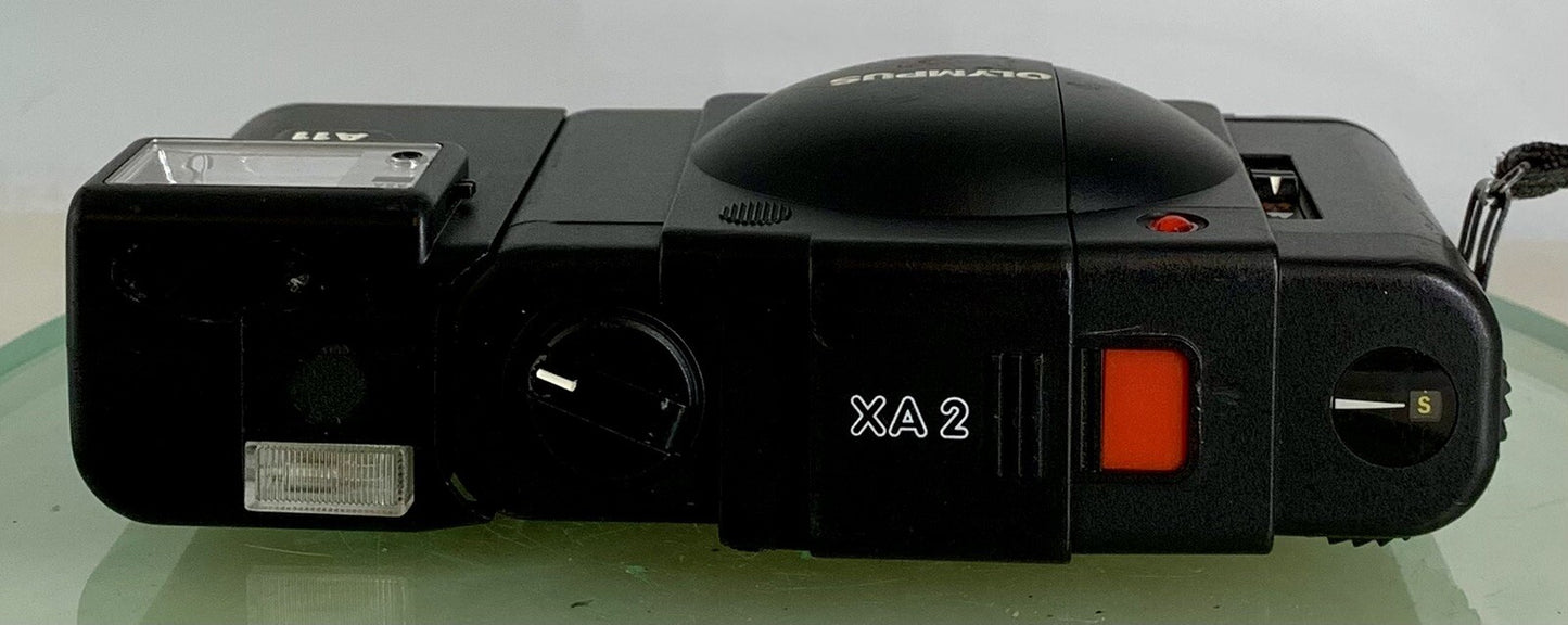 OLYMPUS XA2 Electronic Flash A11 D.ZUIKO 35mm f3.5 TESTED  POINT & SHOOT CAMERA7