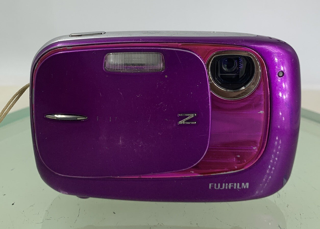 Fujifilm COMPACT DIGITAL CAMERA FinePix Z35 10.0MP Purple NO CARD Tested- 5071